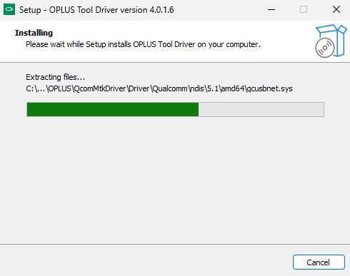 oppo driver installation progress bar Oppo USB Driver