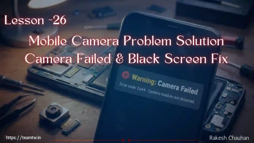 Mobile Camera Problem Solution