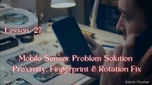 Mobile Sensor Problem Solution