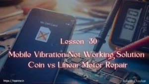 SIM Card Not Detecting Solution Insert SIM Problem & 6-Pin Voltage Check Lesson 30