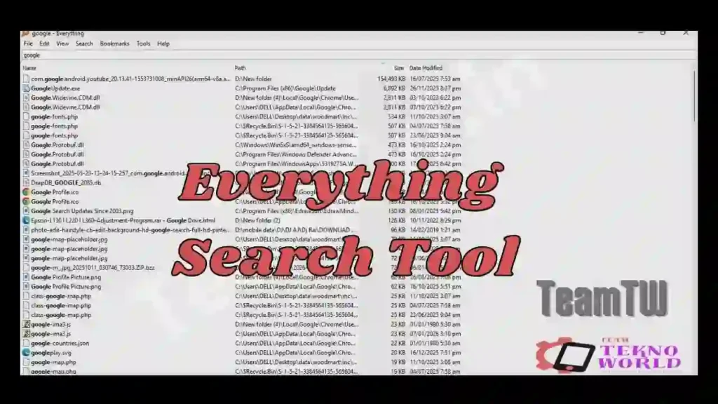 Everything search Tool Use Kare