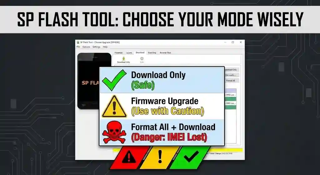 MediaTek Flashing guide-Choose Your Mode Wisely