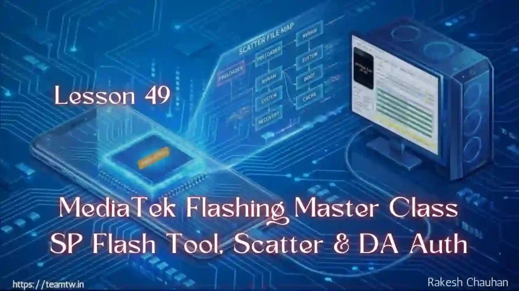 MediaTek Flashing Guide SP Flash Tool, Scatter & DA Auth
