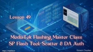 MediaTek Flashing Guide SP Flash Tool, Scatter & DA Auth