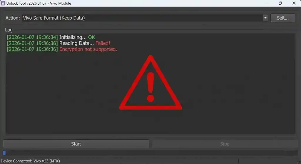 Unlock Without Data Loss