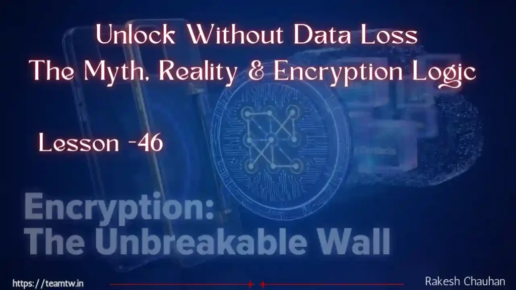 Unlock Without Data Loss